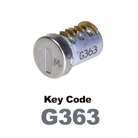 Global Replacement Lock Cylinder, For Master Key Applications, For use in Locks with Key Code G363 KC-SM-NK-363